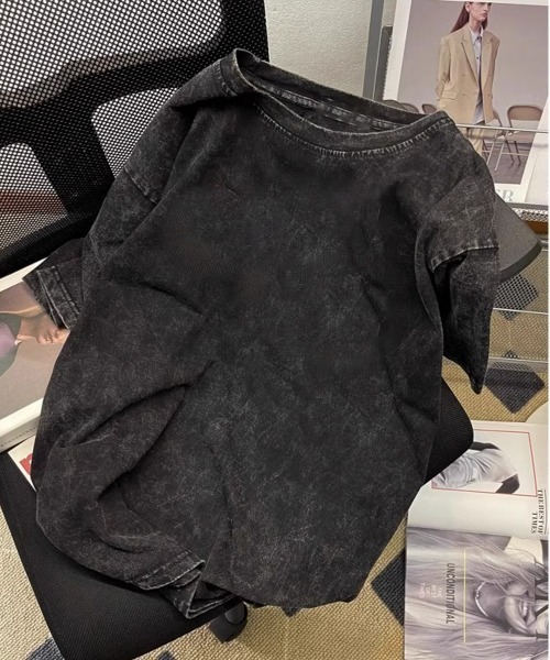 「NEW GENTLEMAN」 半袖Tシャツ L ブラウン メンズ_画像3