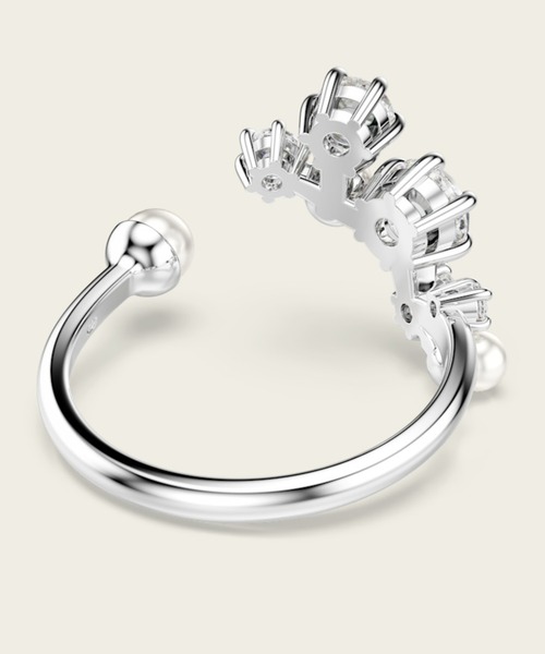 SWAROVSKI（スワロフスキー） リング 55 ホワイト レディース