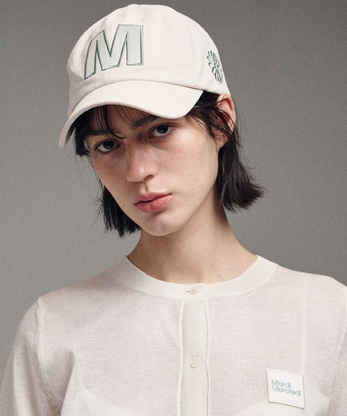 「Mardi Mercredi」 キャップ FREE アイボリー レディース_画像7