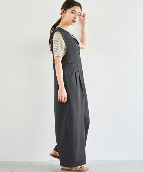 「mil」 オールインワン S ベージュ レディース_画像7