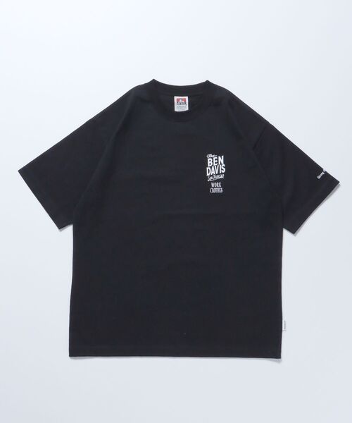 「BEN DAVIS」 半袖Tシャツ MEDIUM ブラック メンズ_画像2