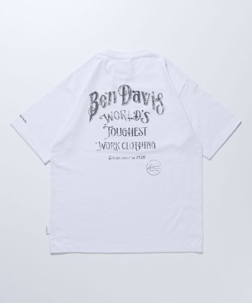 「BEN DAVIS」 半袖Tシャツ MEDIUM ブラック メンズ_画像8
