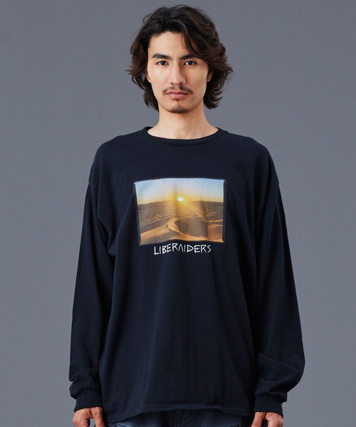 「Liberaiders」 長袖Tシャツ L ブラック メンズ_画像4