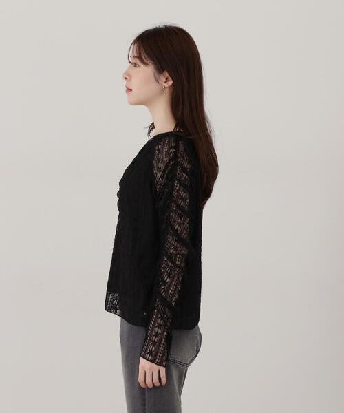 「PROPORTION BODY DRESSING」 長袖ブラウス SMALL ブラック レディース_画像8
