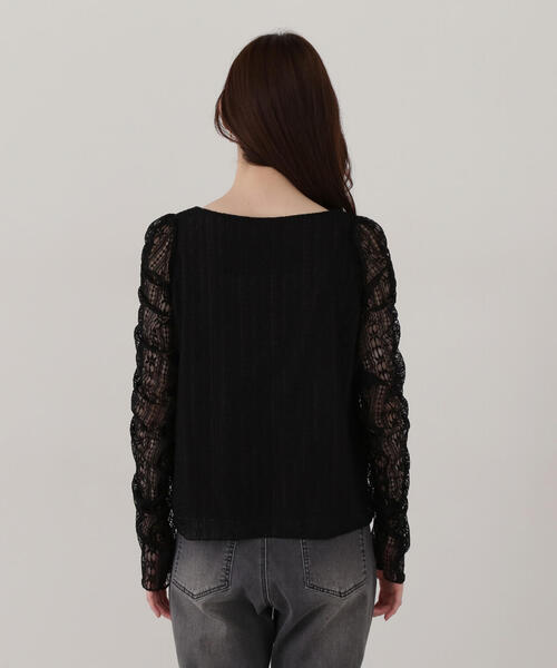 「PROPORTION BODY DRESSING」 長袖ブラウス SMALL ブラック レディース_画像9