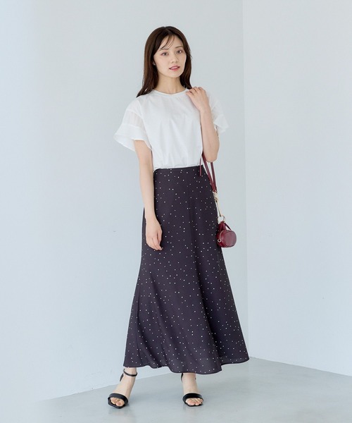 「Andemiu」 フレアスカート SMALL グレー レディース_画像5
