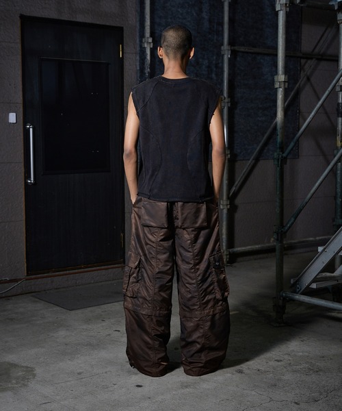 「ANDER HUNK」 カーゴパンツ SMALL ブラウン メンズ_画像5