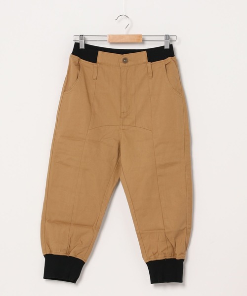 新品タグ付✨組曲　7 大きいサイズ　クロップドパンツ　カーキ Amazon | 【ユウエ】カーゴパンツ レディース クロップドパンツ