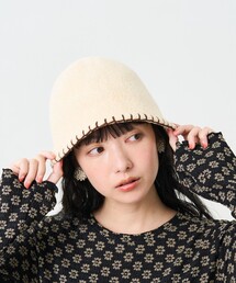 ハット　帽子　未使用 FREAK'S STORE 帽子 ハット ハンドステッチハット レディース