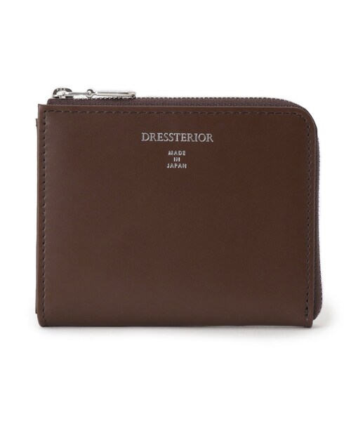 【新品未使用】DRESSTERIOR ドレステリア Lジップウォレット ブラウン DRESSTERIOR 財布 Lジップウォレット レディース : ZOZOTOWN