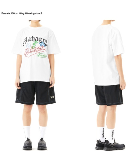 MAHAGRID tシャツ 「mahagrid/マハグリッド」OVERLAP TEE