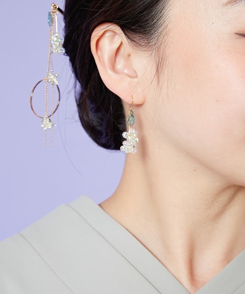 カヤ ピアス 「カヤ」夏の花雫ピアス レディース : ZOZOTOWN Yahoo!店