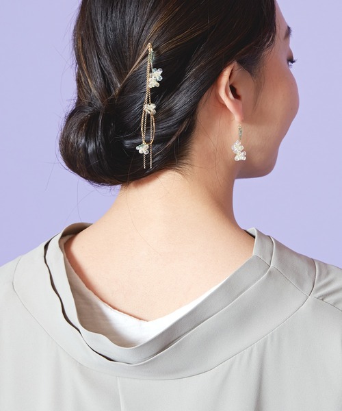 カヤ ピアス 「カヤ」夏の花雫ピアス レディース : ZOZOTOWN Yahoo!店
