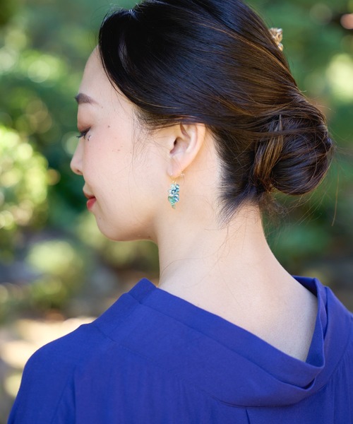 カヤ ピアス 「カヤ」夏の花雫ピアス レディース : ZOZOTOWN Yahoo!店