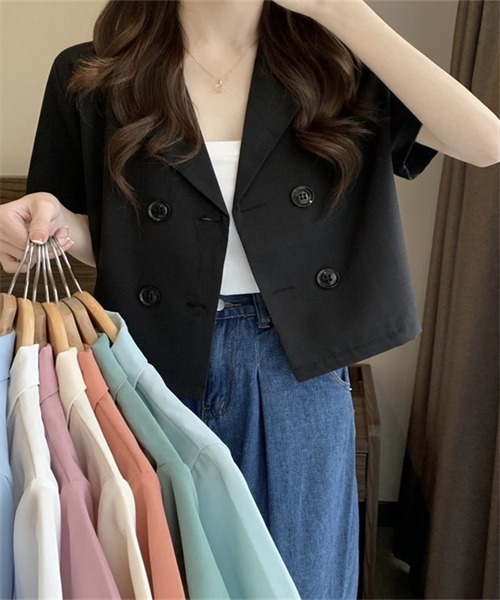 FREE STYLISTS ジャケット テーラードジャケット ショートコート 