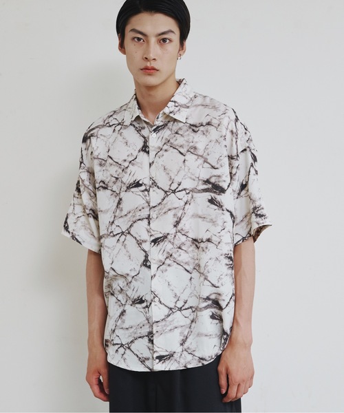 ✩MANGOHOUSE・半袖シャツ✩ 美品 値下げしました お値下げ☻かりゆしウェア◎アロハシャツ◎Mango◎マンゴー