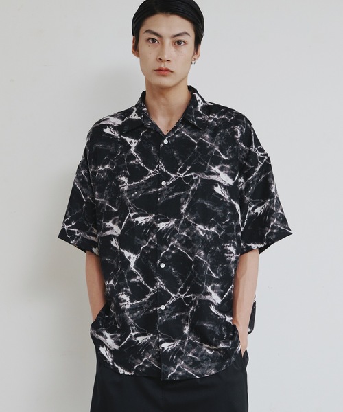 haggar レーヨン rayon スミクロ 半袖シャツ　黒　ヴィンテージ M haggar レーヨン rayon スミクロ 半袖シャツ 黒 ヴィンテージ M