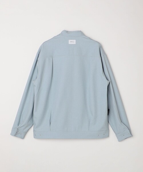SHIPS any ショート ブルゾン 24FW ライトブルー SHIPS any ブルゾン アウター any: 「手洗い可能」 ショート 24FW