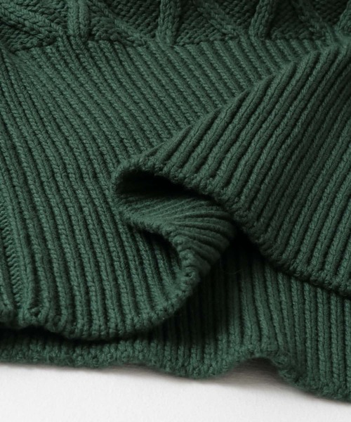 GANNI ニット セーター GANNI Cable Open Shoulder Knit