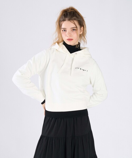 To b. by agnes パーカー ニューワンポイントロゴフーディー