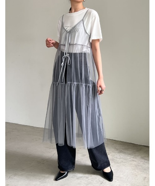 【新品】ebure✴︎2024ss✴︎ワンピース size36 Re:EDIT ワンピース 「2024SS COLLECTION」「低身長サイズ有