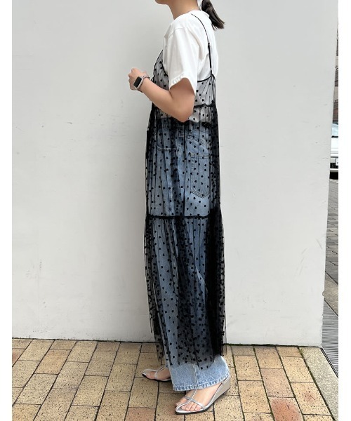 【新品】ebure✴︎2024ss✴︎ワンピース size36 Re:EDIT ワンピース 「2024SS COLLECTION」「低身長サイズ有