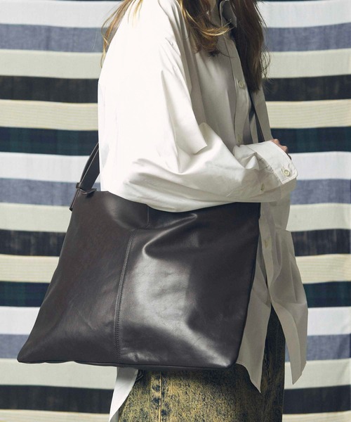 MAISON SPECIAL ショルダーバッグ 「UNISEX」Cow Leather