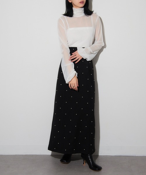 tシャツ 「SIMONE WILD」MESH BLOUSE JANE メッシュハイネック シアートップス レディース tシャツ 「SIMONE WILD」MESH BLOUSE JANE メッシュハイネック