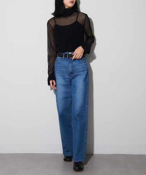tシャツ 「SIMONE WILD」MESH BLOUSE JANE メッシュハイネック