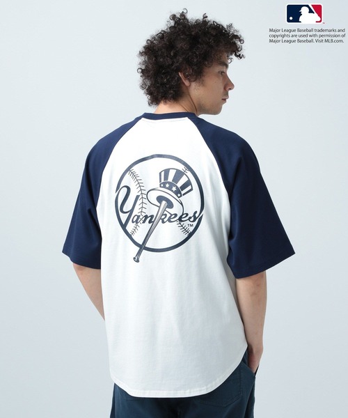 MLB tシャツ 「MLB(メジャーリーグベースボール)」別注ラグラン