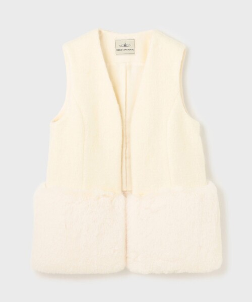 GRACE CONTINENTAL（グレースコンチネンタル） ベスト ジレ モヘア
