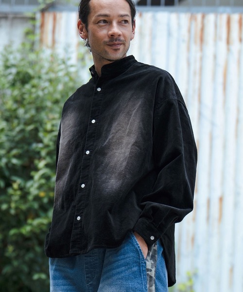 CAMBIO（カンビオ） シャツ ms5751-Wide Ribbed Stretch Corduroy