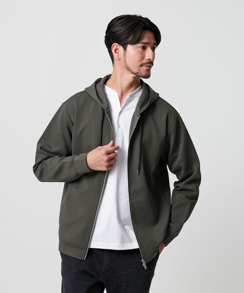 BEAUTY&YOUTH 【別注】ジップフーディ グレー BEAUTY&YOUTH 【別注】ジップフーディ グレー BEAUTY&YOUTH 【別注