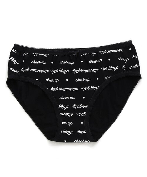 algy（アルジー） ショーツ ジュニアショーツ ロゴボーダー総柄