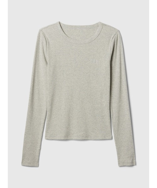 tシャツ 長袖リブ GAPロゴTシャツ レディース | GAP | 15