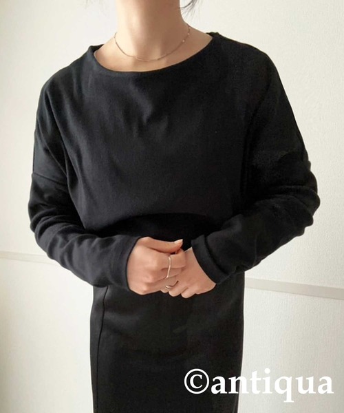 トップス SHOKITAMU antiqua tシャツ シュッと美長袖トップス レディース : ZOZOTOWN