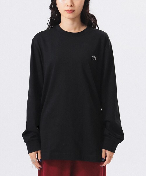 tシャツ 「WOMEN」ベーシック ロングスリーブ Tシャツ レディース LACOSTE tシャツ / ベーシック ロングスリーブ Tシャツ