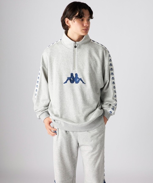 Kappa（カッパ） トレーナー スウェット バンダハーフZIPスウェット