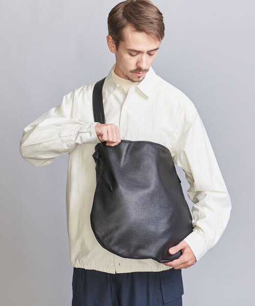 低価】 ショルダーバッグ 「LA UNIQA」 レザー ショルダー バッグ メンズ