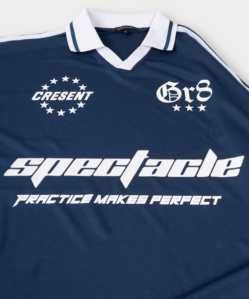tシャツ サッカーデザイン ロングスリーブTシャツ ゲームシャツ