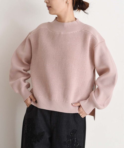 Eimee Law（エイミーロウ） ニット セーター 厚手 ワッフル編みサイド