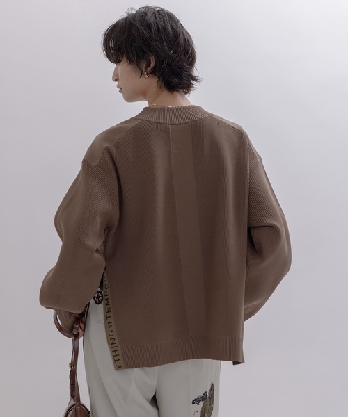 Eimee Law（エイミーロウ） ニット セーター ワッフル編みサイドロゴ