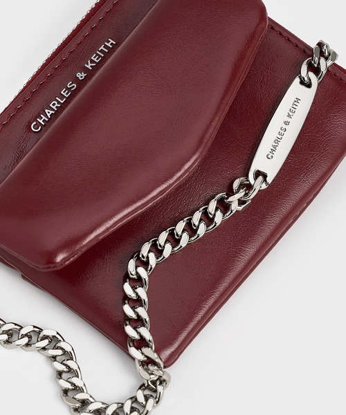 CHARLES & KEITH◆Rachel ロントポケットトップジップウォレット Rachel レイチェル フロントポケットトップジップウォレット