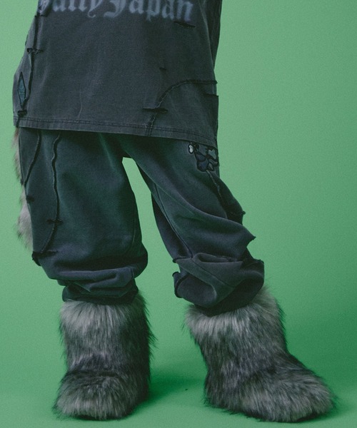 『GALFY/ガルフィー』 ツギハギゾンビパンツ ブラック GALFY】ツギハギゾンビパンツ | OUR BRAND,GALFY | PRESSING WEB
