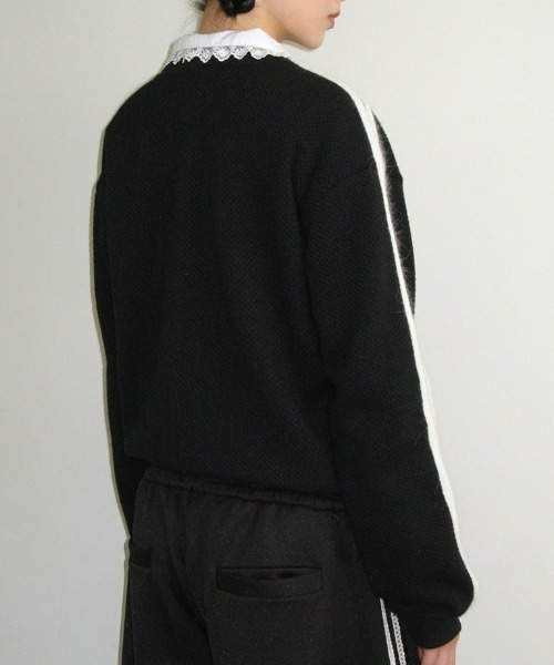 CRANK ニット CRANK（JACKALL） ニット セーター 「CRANK」ANGORA LINE FLOWER
