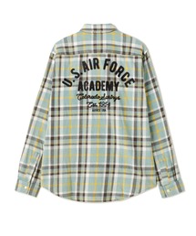 シャツ FADE CHECK SHIRT ”USAFA” / フェイド チェックシャツ / AVIREX / アヴィレックス メンズ レディース｜ZOZOTOWN Yahoo!店