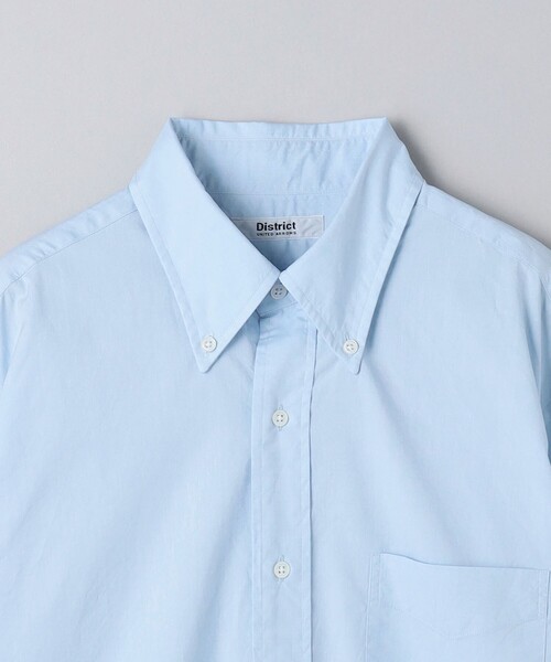 District UNITED ARROWS シャツ 「District」 ブロード ボタンダウン 
