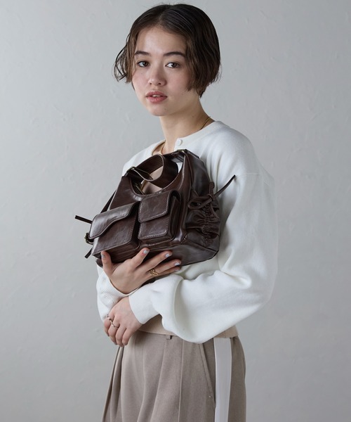 Bonjour Sagan（ボンジュールサガン） ショルダーバッグ バッグ リボン