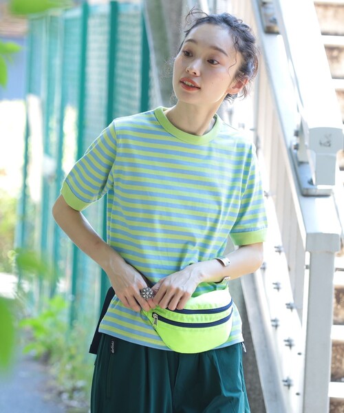 セットアップ 2点 短丈 ボーダー キャミソール スタッズ Tシャツ shopnikoniko tシャツ ボーダーニット 長袖 ショート丈