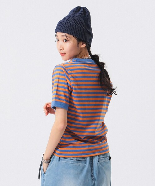 セットアップ 2点 短丈 ボーダー キャミソール スタッズ Tシャツ BEAMS BOY tシャツ ボーダー バインダー ショートスリーブ T